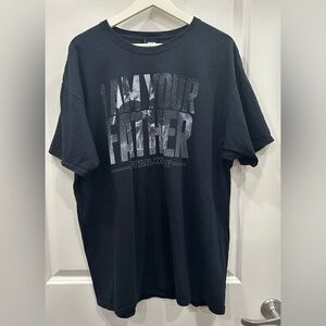 Fruit of the Loom Men’s Star Wars Vader I Am Your Father T Shirt Size XL Black